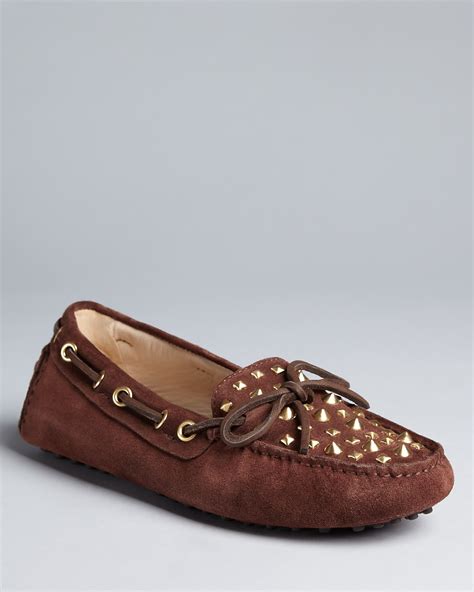 michael kors amos flat|michael kors moccasin flats sale.